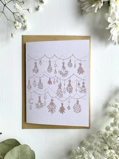 Dried Herbs Blank Card