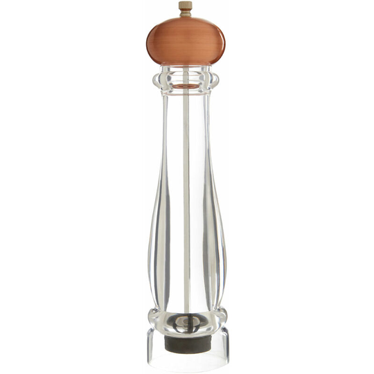 Premier Housewares - Salt/Pepper Large Clear Copper Mill