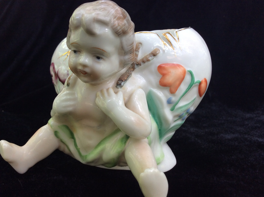 Cherub Planter, Vintage Small Planter