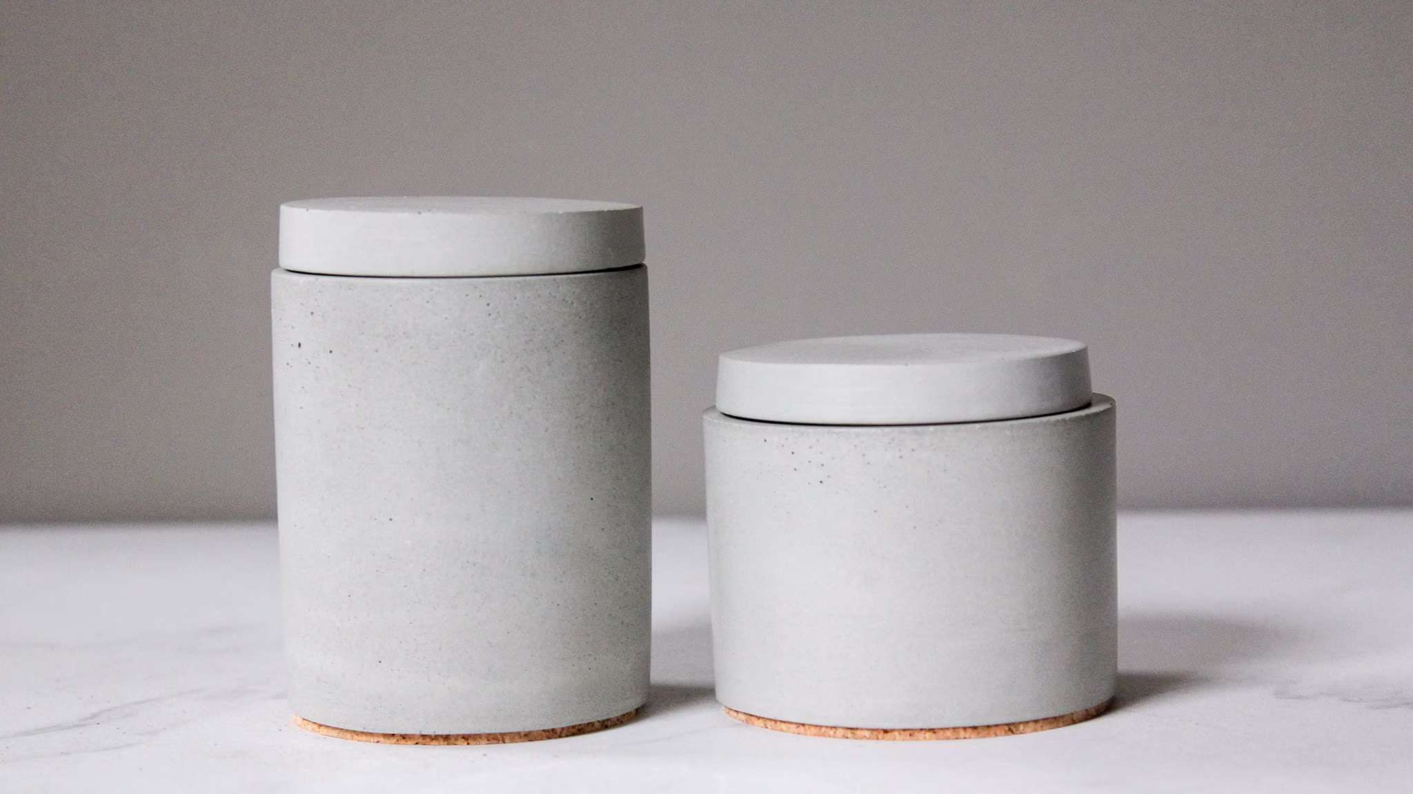Concrete Salt Cellar-Salt Keeper-Salt Pig-Salt & Pepper Cellar Set-Housewarming Gift