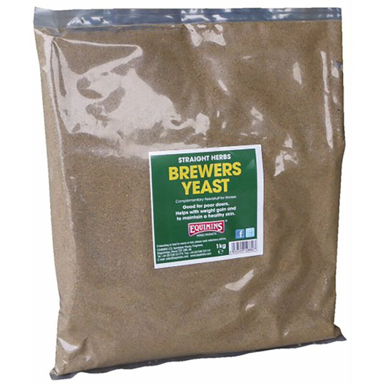 Equimins Straight Herbs Brewers Yeast - 1 Kg Bag - 880