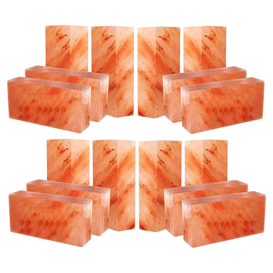 Bulk Pack Of 100 Himalayan Salt Blocks Size 8x4x2