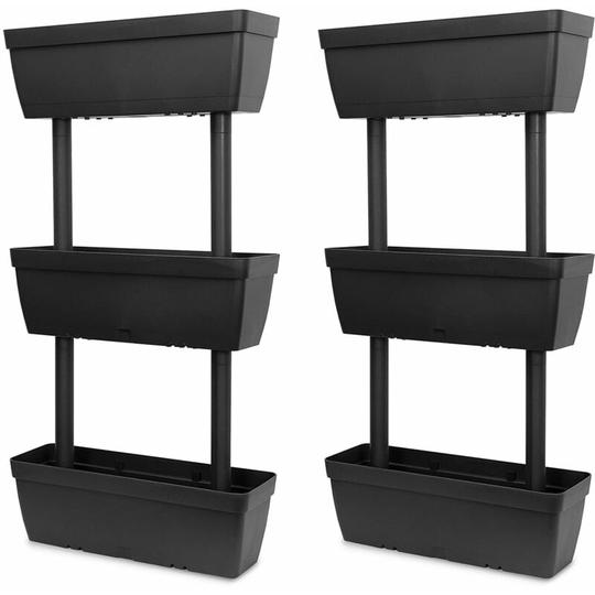 Vidaxl - Garden Planter 6 pcs 100 cm Anthracite Anthracite