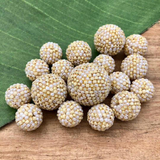 Beaded Beads - Confetti Seed Bead Linen 2 Pieces