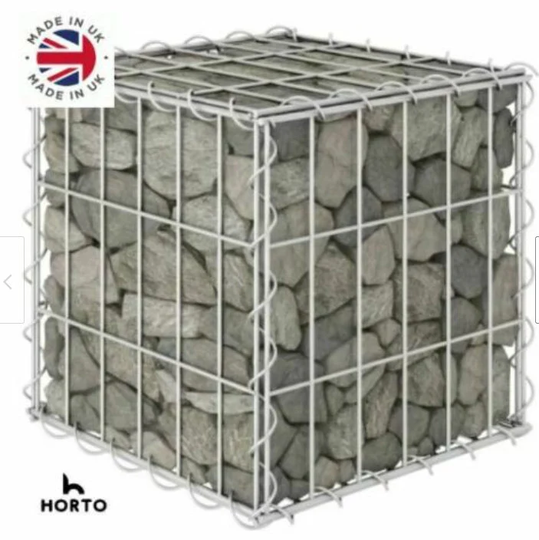 Gabion Basket/Cages Retaining Stone Garden Wall Heavy Duty 4M Wire Horto Cube