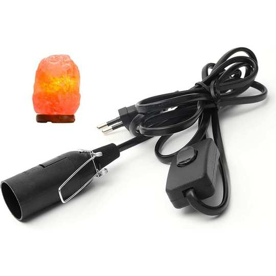 Cable with switch for salt lamp - 1.8 m - Socket for salt lamp
