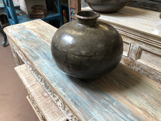 Wonderful Vintage Original Metal Water Pot