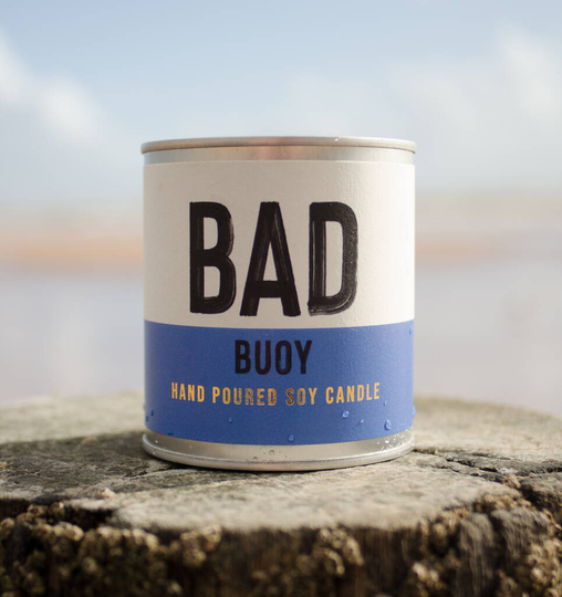 'Bad Bouy' Rock Salt And Driftwood Scented Candle