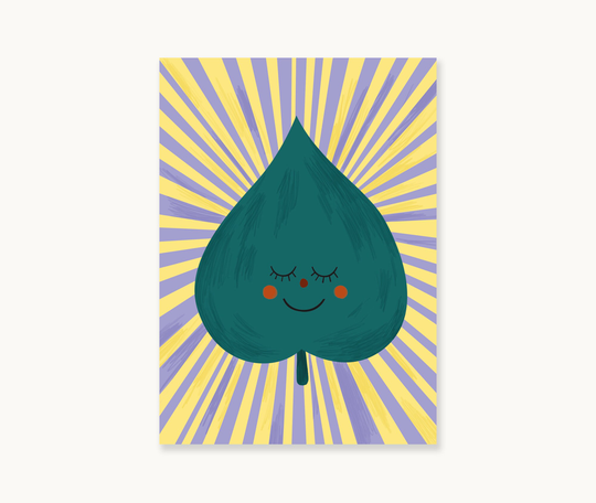 Postcard "Leaf-Shine Linden