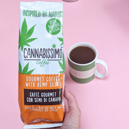 Limited Edition Cbd Ground Coffee With Hemp Seeds