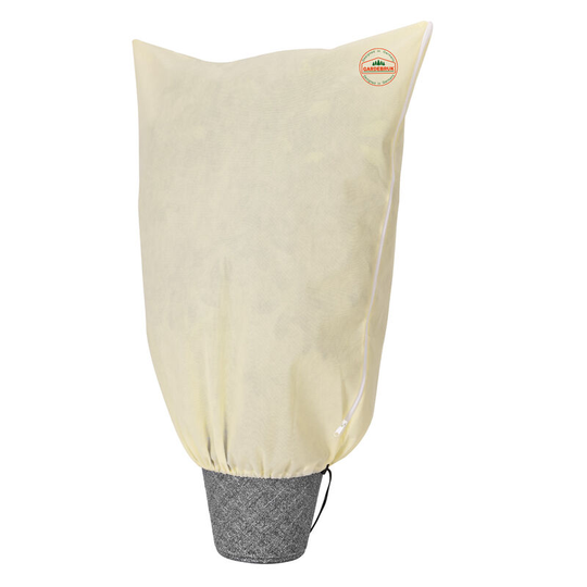 Winter Frost Protection Zipped Fleece Hood Bag For Potted Garden Plants Beige Different Sizes 2x2,4m (de) - Gardebruk