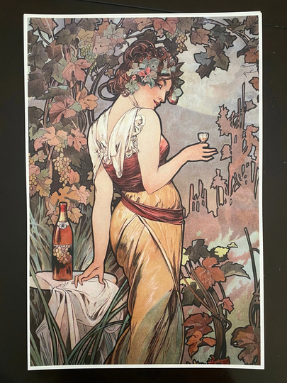 Alphonse Mucha, Beautiful Woman, Seasons, Spring, Mucha Poster, Print, Art Nouveau, Style, Fine
