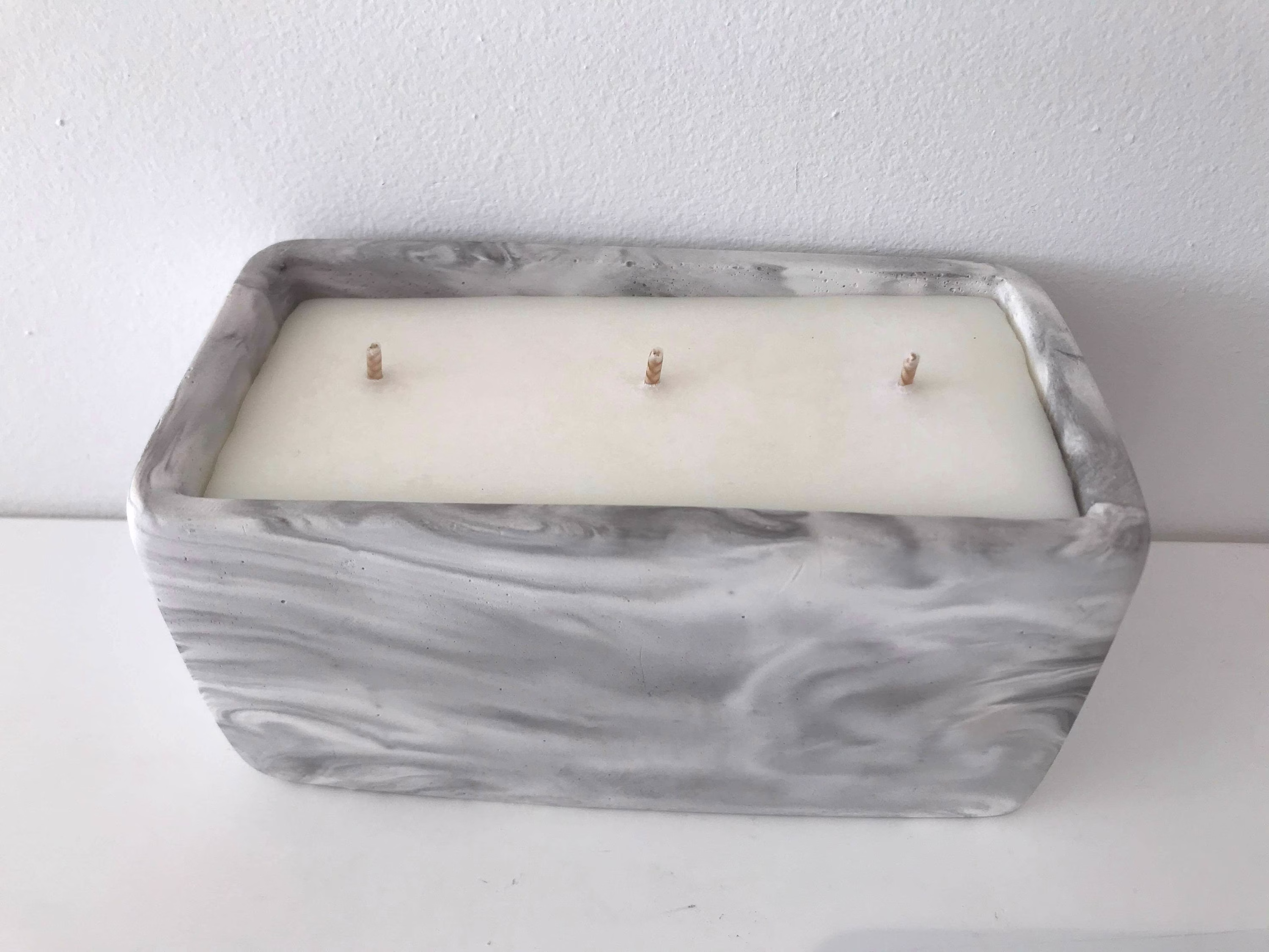Rectangle Silicone Mould/Mold For Concrete Planters/Candles. UK Manufactured & Dispatched