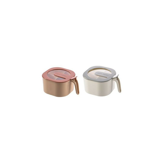 Household Kitchen Supplies Daily Necessities Seasoning Box Storage 1 pink + 1 white (seasoning box)