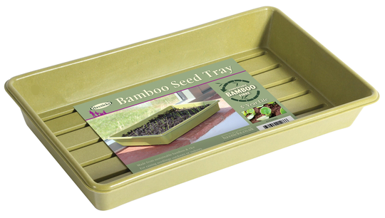 Biodegradable Bamboo Seed Tray. Reusable Seed Tray For Sustainable Growing At Home. Microgreens & Starter Tray. Natural Composite
