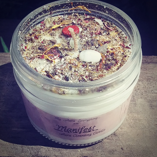 Manifest - Aura Cleansing | Protection| Manifestation Candle Ritual Intention Alter
