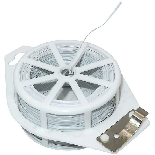 328 Feet Plastic Plant Twist Tie, White Garden Plants Tie Multi-use Thsinde