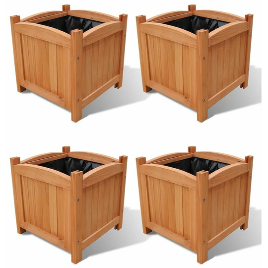 Topdeal - Raised Beds 4 pcs 30x30x30 cm (2x41301) VDFF18899_UK