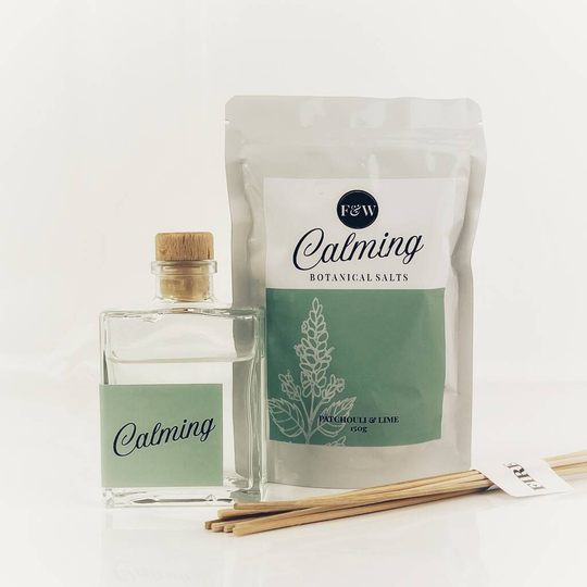 Patchouli And Lime Reed Diffuser And Bath Salts