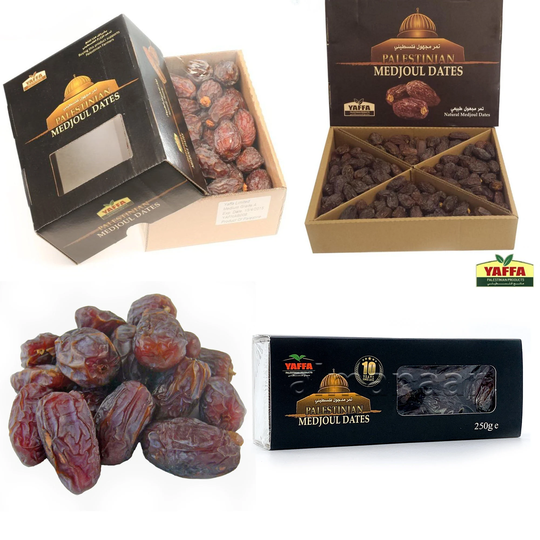 100% Natural Palestinian Medjoul Dates Yaffa Medium - 250G 900G 5Kg