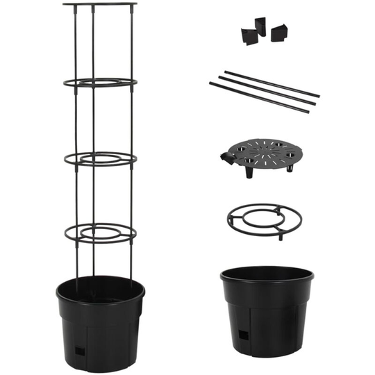 Tomato Grower Anthracite ?29.5x115 cm Polypropylene