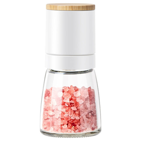 Pepper Salt Grinder Mill - Adjustable Coarseness Ceramic Spice Grinder Shaker - for Home Kitchen Gifts Ceramic core white