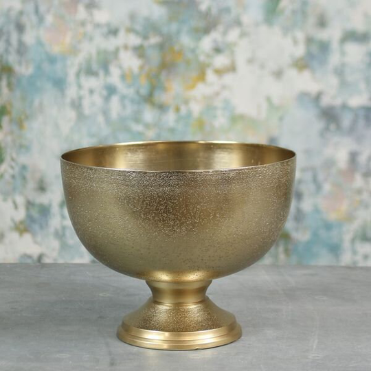 Gold Mayfair Pedestal Bowl | Small Vase Cup