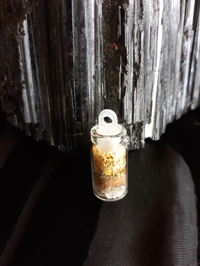 Mini Prosperity Spell Bottle Charm