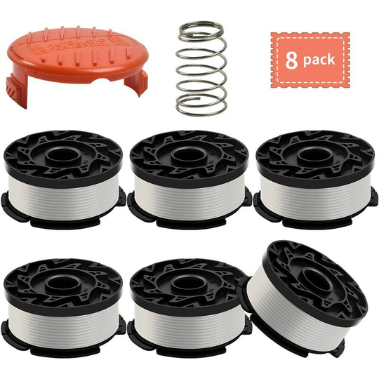 Einemgeld - Bobine Compatible avec Black+Decker AF-100,30 Feet/0.065 Inch Line String Trimmer Generic Autofeed System Bobine de Rechange (6 Bobine, 1