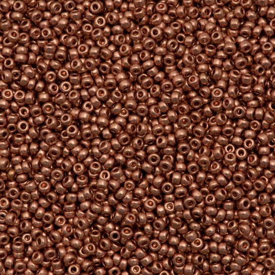 Miyuki Seed Beads 8/0 Bright Copper Plated, 0187