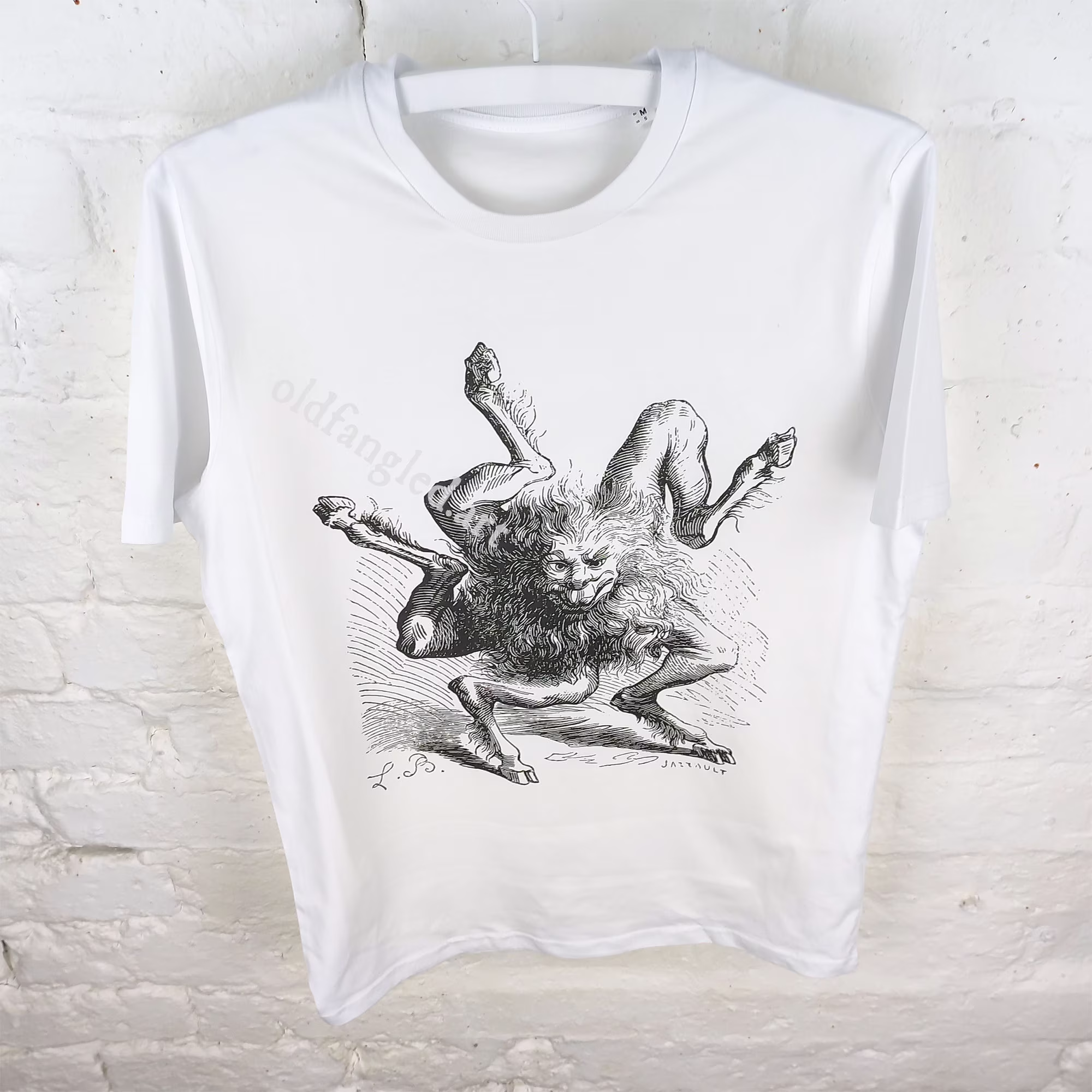 Buer | 1863 - Unisex Organic T-Shirt, Vintage Style Demon T-Shirt
