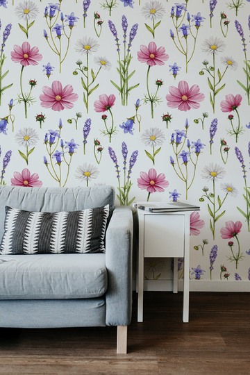 Wild Flowers | Removable Wallpaper Pattern #213