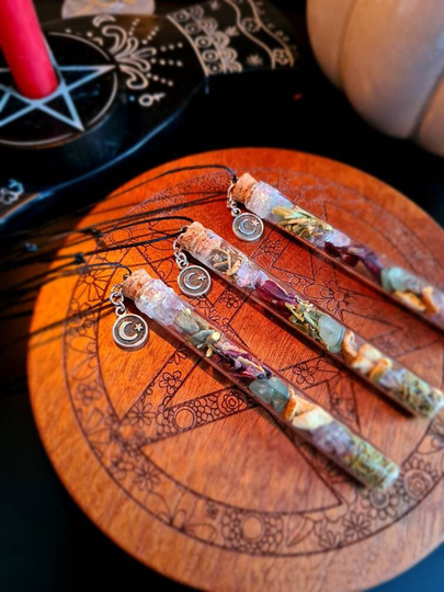Spell Jar Pendant, Self Love, Healing, Protection