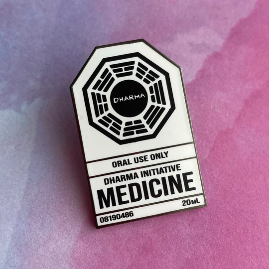 Dharma Medicine Enamel Pin- Medical Gift - For Doctor Nurse Enamel Pin Medical Professionals Lost