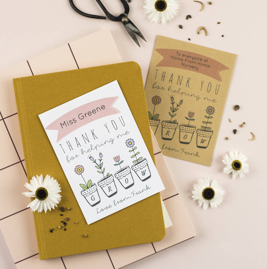 Thank You Teacher Personalised Seed Packet Gift