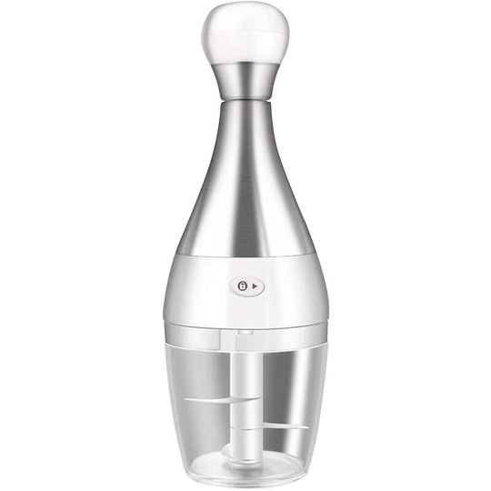 Hand Food Chopper Manual Food Processor Vegetable Quick Chopper Stainless Steel Onion Chopper for Garlic Salad Nuts Herbs