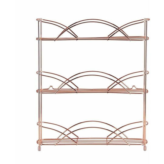 Neo Copper Free Standing 3 Tier Table Top Spice Rack
