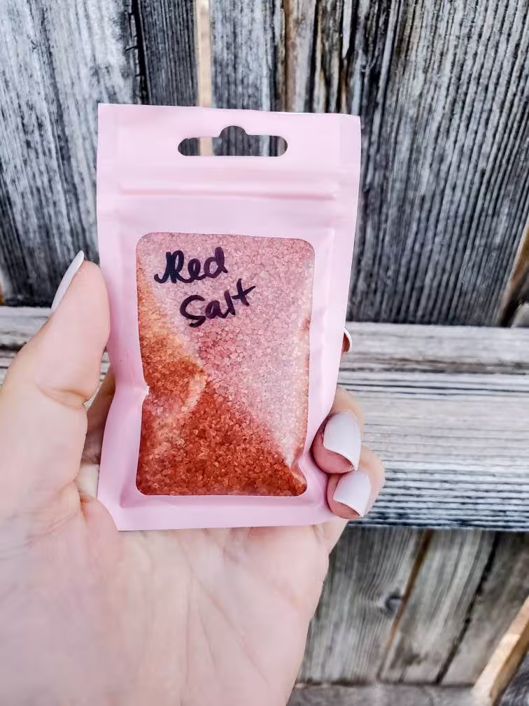 Red Salt - Cooking Beauty Supplies Witchcraft Organic