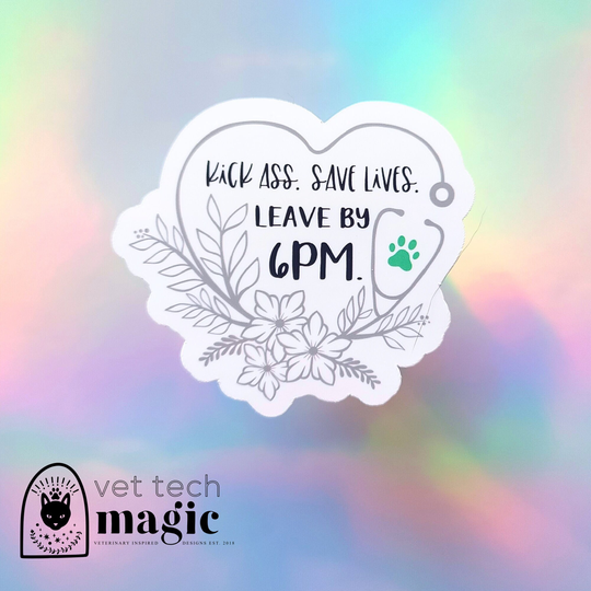 Veterinary Technician Sticker, Vet Med Humor, Assistant Veterinarian, Tech Week Gift, Cvt Rvt, Medicine