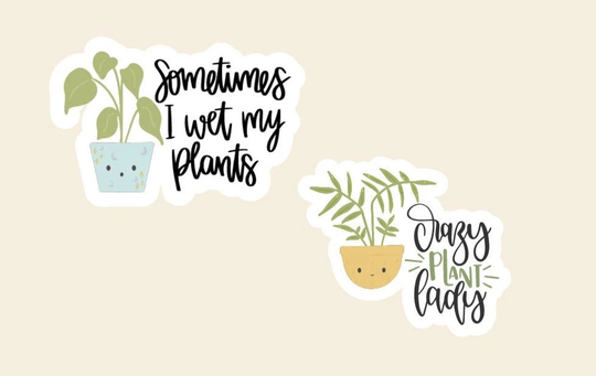 Plant Stickers, Cute Gifts For Lovers, Funny Stickers