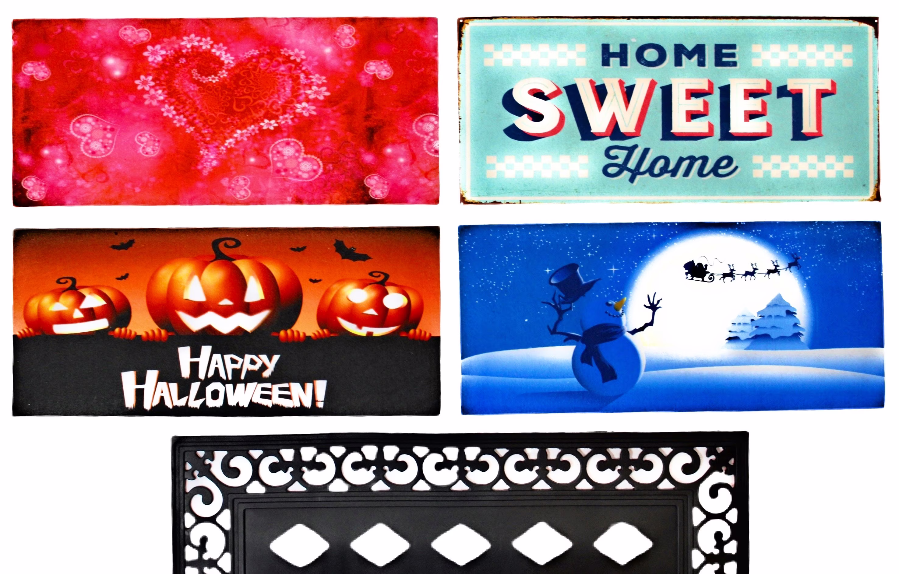 Seasonal Doormats, Spring Doormat, Summer Fall Winter Holiday Christmas Halloween Doormat