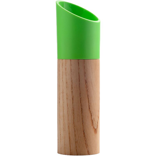 Salt and Pepper Grinder Set, Manual Wood Pepper Mill & Salt Grinder with Adjustable Coarseness green