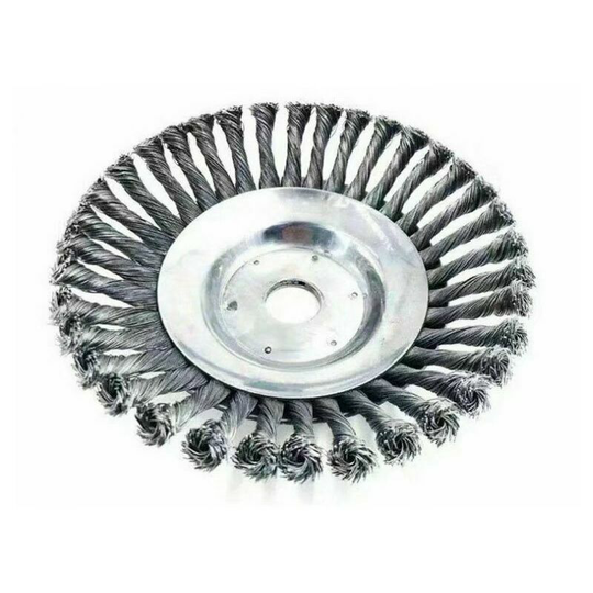 Tête Universelle de Coupe-Herbe de Brosse de Roue de Fil d'acier, Coupe-Bordures de Jardin Tête de Coupe de Brosse de Mauvaises Herbes de Jardin (1
