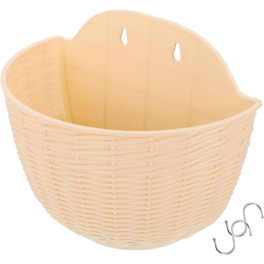 Plastic Wall Hanging Planter Wall Mounted Garden Plant Flower Pot Basket Container for Orchid Grass Succulent Cactus Home Office
