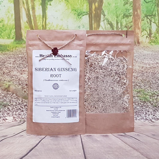 Siberian Ginseng Root Cut Tea | Eleutherococcus Senticosus - Health Embassy
