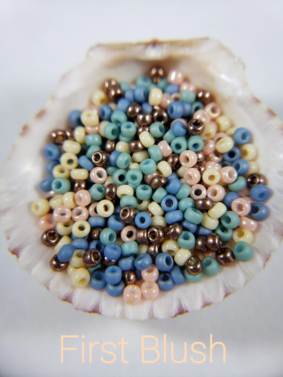 First Blush ~ 11/0 Miyuki Glass Seed Beads in House Special Blend 12.5 Gram Tube