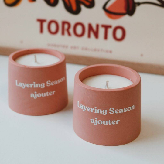 Layering Season Autumn Handmade Soy Wax Candle