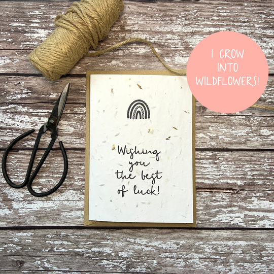 Seed Good Luck Card, Plantable Card