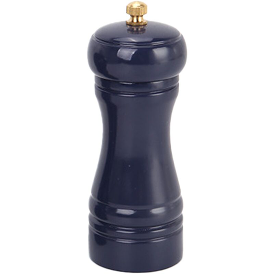 Wooden Salt Pepper Grinder Mill Manual Shakers Refillable with Adjustable Coarseness Ceramic Rotor blue