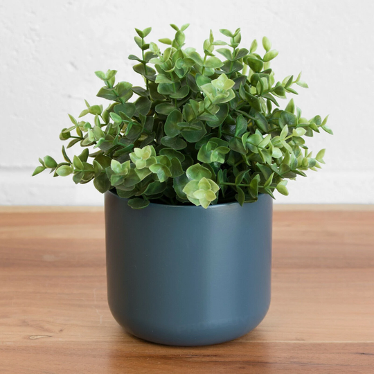 stylish Modern Minimalist Round Flower House Plant Pot | Cool Cover Planter Flowerpot Unique Home Decor Ornaments For Shelf